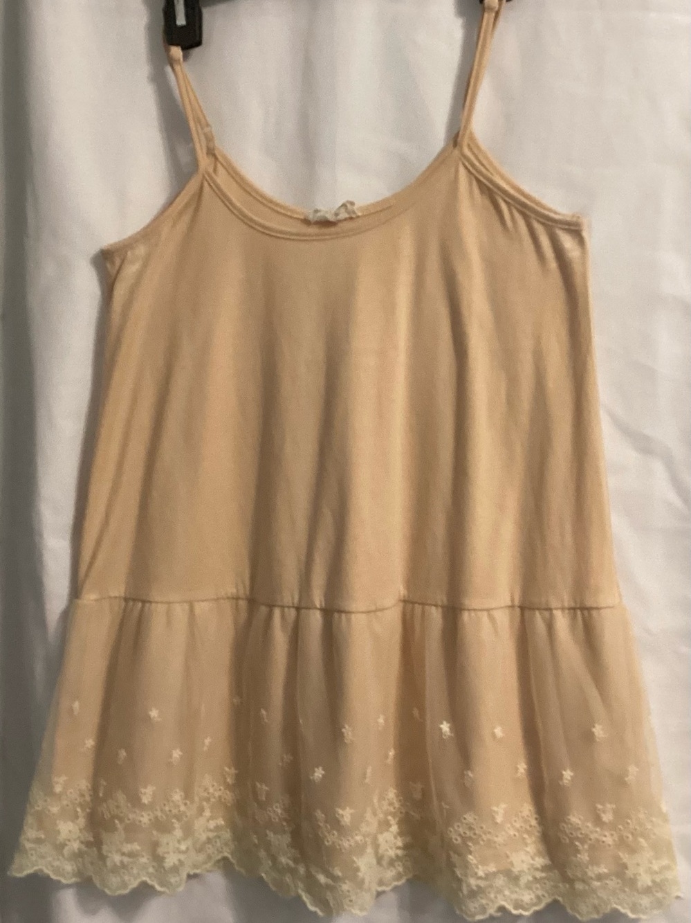Cream beige cute Cami